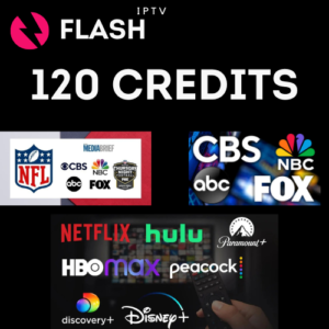 Flash IPTV Premium Panel - 120 Credits