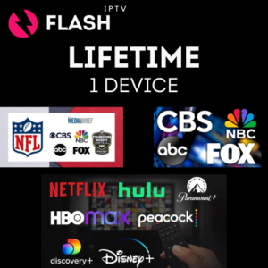 Flash IPTV Lifetime Subscription - 1 Device
