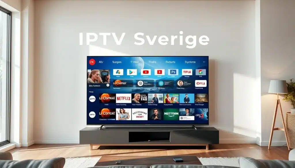 iptv sverige streaming på smart tv med live kanaler och epg