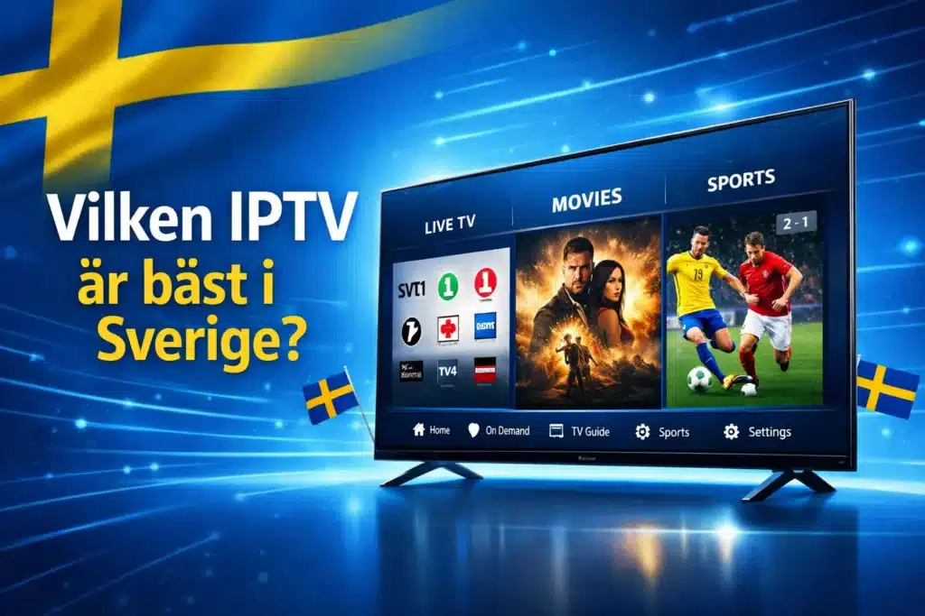 iptv live sport streaming i 4k utan lagg i sverige